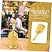 NUOBESTY Vintage Handheld Service Bell Metal Design for Restaurants Bars and Home Decor Sound Ergonomic Grip for Announcements and Games