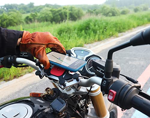 Windfrd Aluminum Motorcycle Phone Mount 15W Quick Wireless Charger Vibration Dampening Phone Holder Waterproof Qi Anti-Theft For Motorcycle Handlebar And Harley Davidson #TOP5