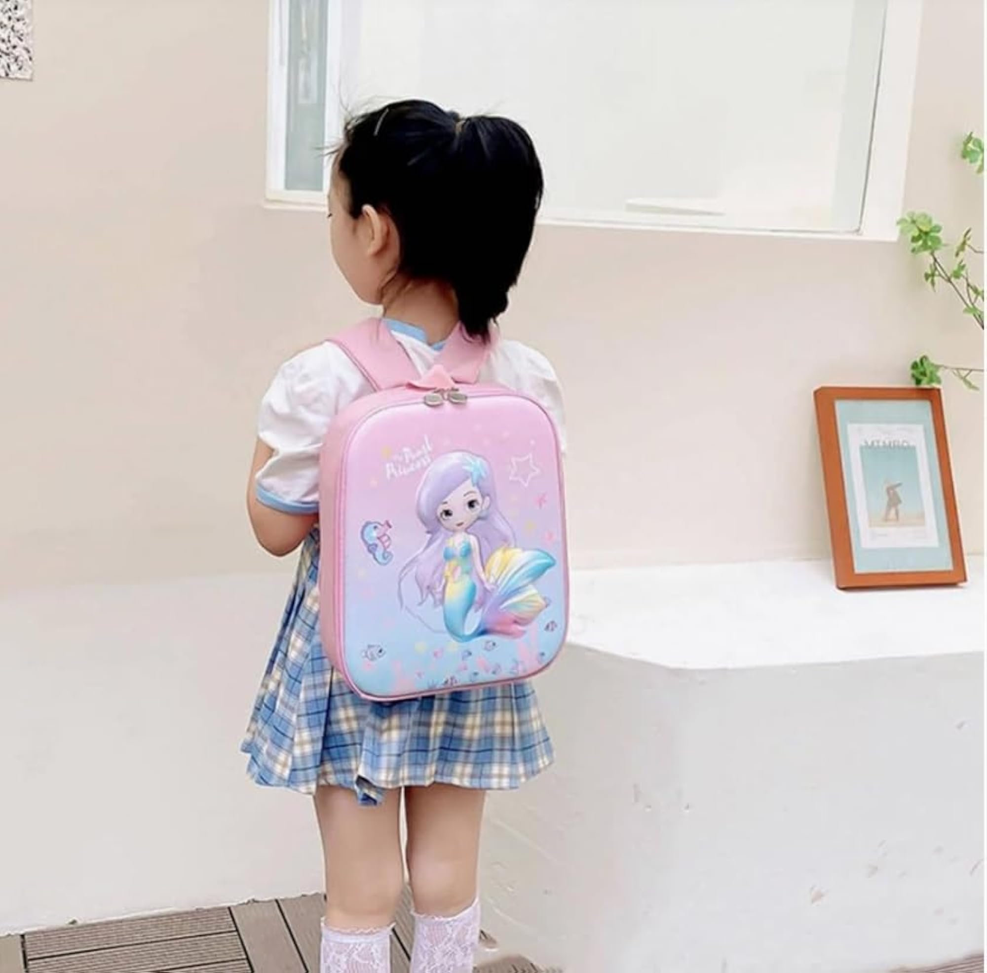 3D Cartoon Shape Hardtop Backpack for Kids, Casual School Bag