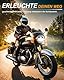 CO LIGHT 1pc 7 Zoll Motorrad LED Scheinwerfer, rund, mit Fern-/Abblendlicht, für Motorräder