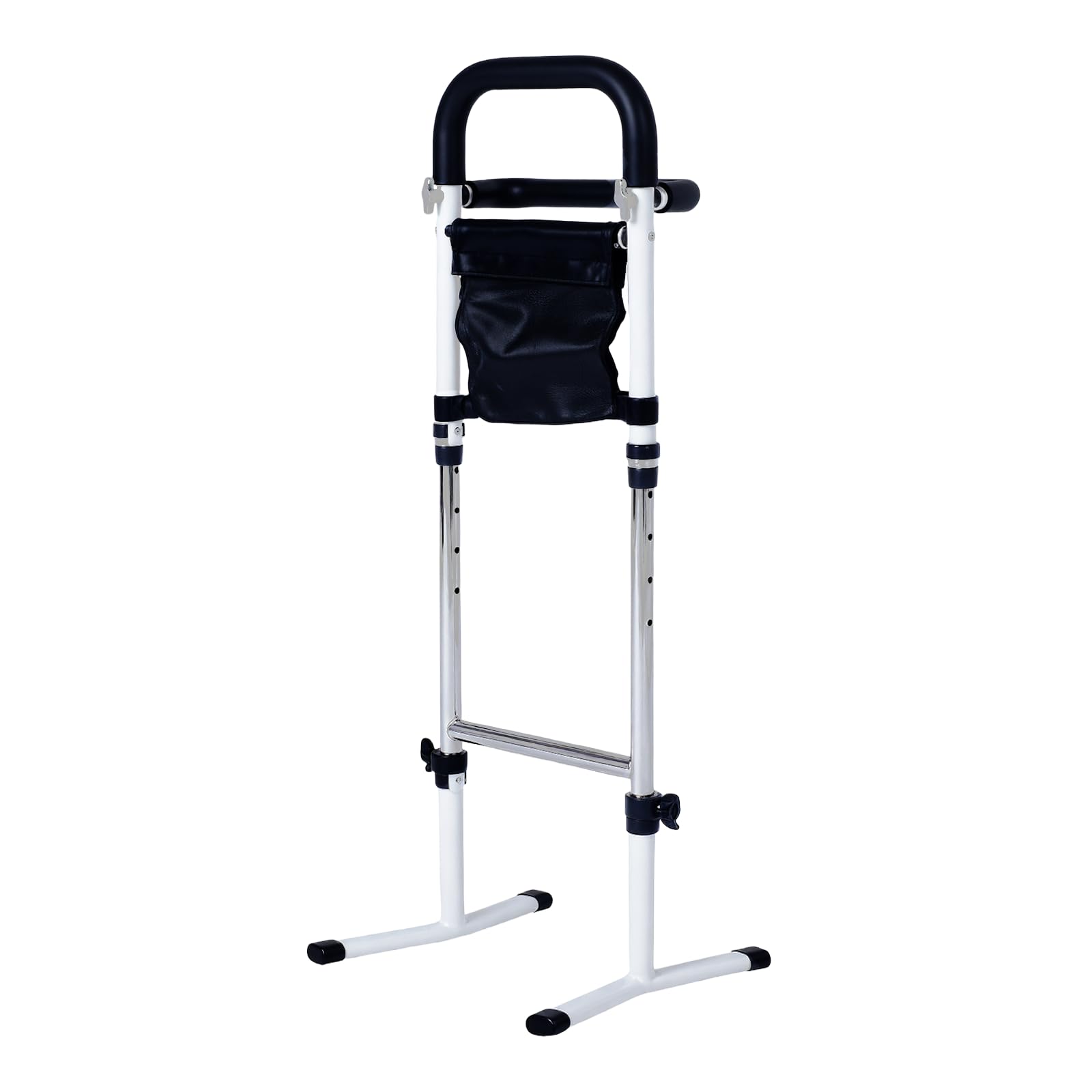 Ayuda para Levantarse para Personas Mayores, Ayuda para Levantarse de la Cama, Ayudante Móvil Ajustable para Levantarse, 5 Ajustes de Altura, Ayuda de Pie para Cama, WC, Sofá, Capacidad de Carga 150KG