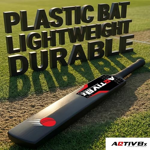 Image of Plastic Bat, Hard Plastic Cricket Bat, Tennis Cricket Bat, Turf Tennis Bat Lightweight
