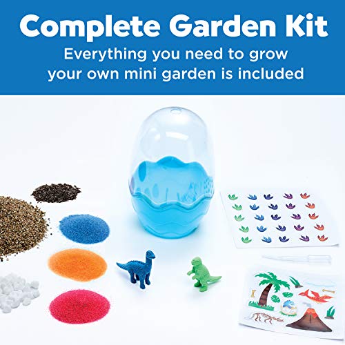 Creativity for Kids Mini Garden Dinosaur: Terrarium Kit for Kids - Dinosaur Crafts for Boys, Dinosaur Toy and Science Kit for Kids, Easter Basket Stuffers (Ages 6+) - Image 6