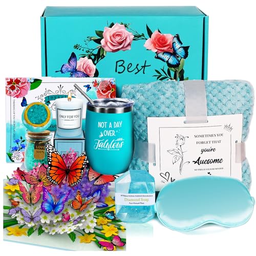 Self Care Gifts for Women, Get Well Soon Gift Baskets, Thinking of You Gifts Relaxing Spa Self Care Gift, Birthday Gifts for Women Mom Wife Her Friend Sister Grandma