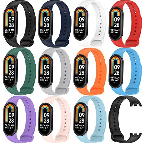 Correa deportiva de silicona para Xiaomi Mi Band 8/9/10 miniatura 1