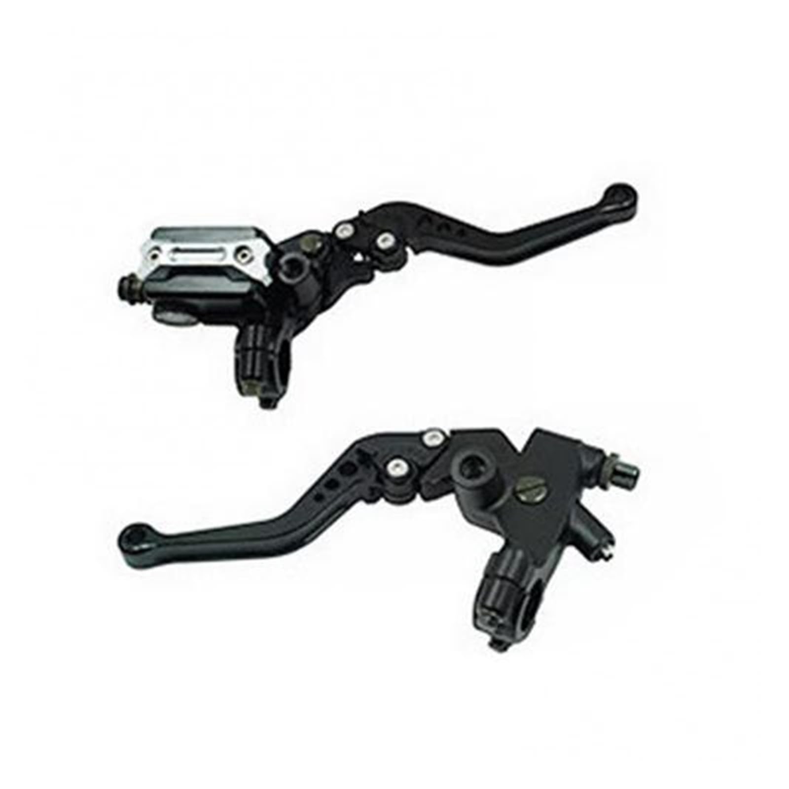 MWBDJFOD 2Pcs 22mm CNC Hydraulic Disc Brake Upper Pump Motorcycle Clutch Handbrake Levers Motorcycle Handle Clutch Lever Set Brake Handlebar Clutchs Brakes Levers