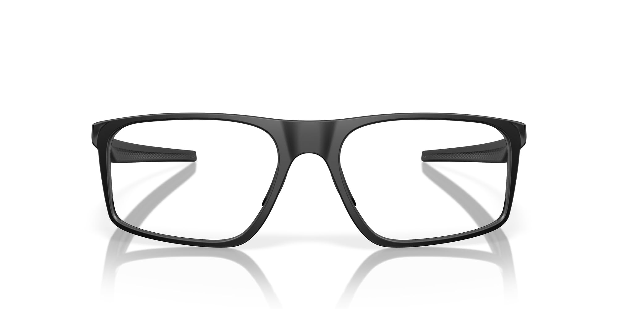 Oakley Men's OX8183 Bat Flip Rectangular Prescription Eyewear Frames, Satin Black/Demo Lens, 58 mm