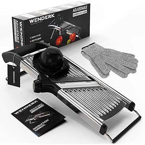 WENDERK Adjustable Stainless Steel Mandoline Food Slicer Cover