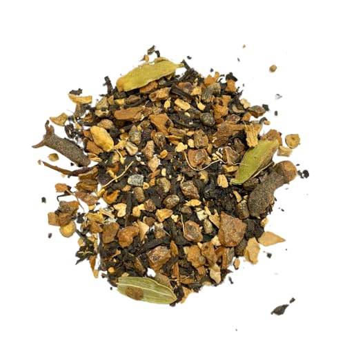 Té negro ecológico masala chai a granel 2.5 oz miniatura 3