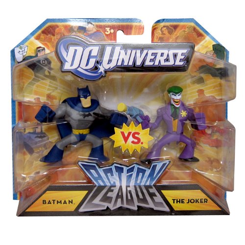 DC Universe Action League Batman vs. The Joker 3-Inch Scale Mini-Figure Set