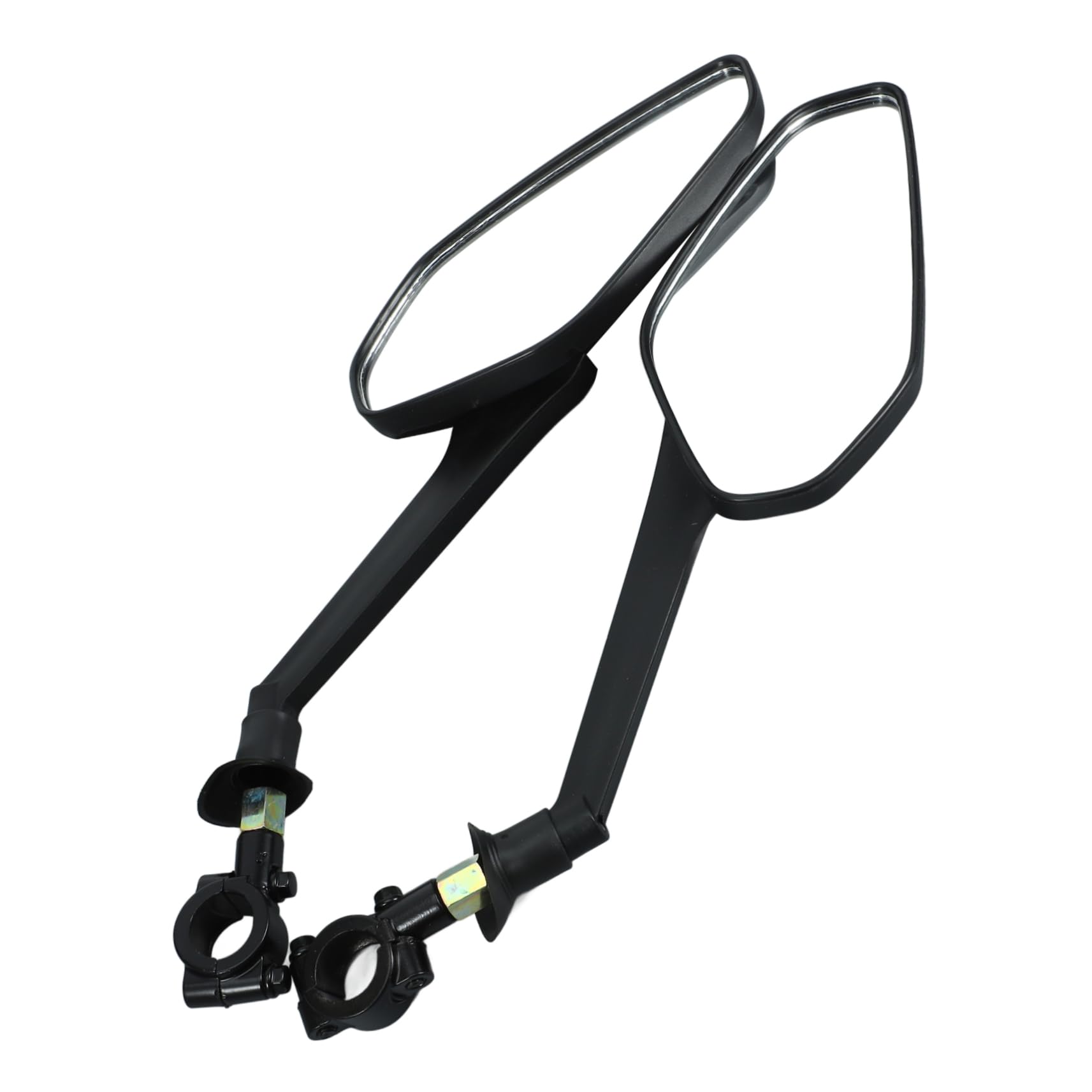 YARNOW 3 Set specchietto per bicicletta ciclismo scooter elettrico accessori bici elettriche specchietto retrovisore fornitura di visualizzazione del ciclo specchio del triciclo AbS Black