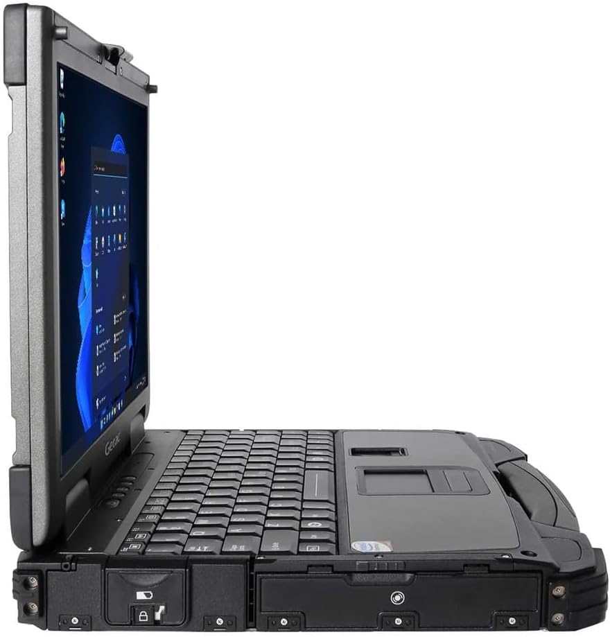 Parem pool view of the Getac B300 G7 notebook with ports visible