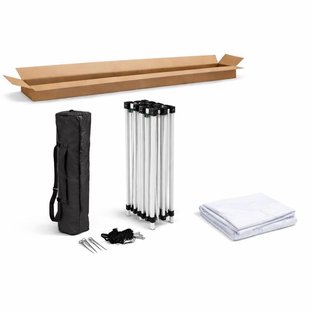 Gardenia Gazebo 3x3 Pieghevole a Fisarmonica EasyFlex Panna