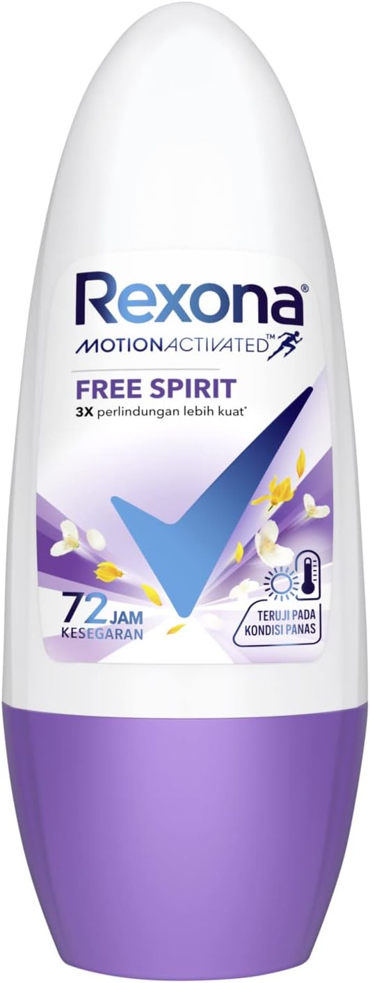 Женский дезодорант-антиперспирант Rexona в рулонах Free Spirit Fleece Spirit 1,5 жидких унции (45 мл) х 6 упаковок, фото 7
