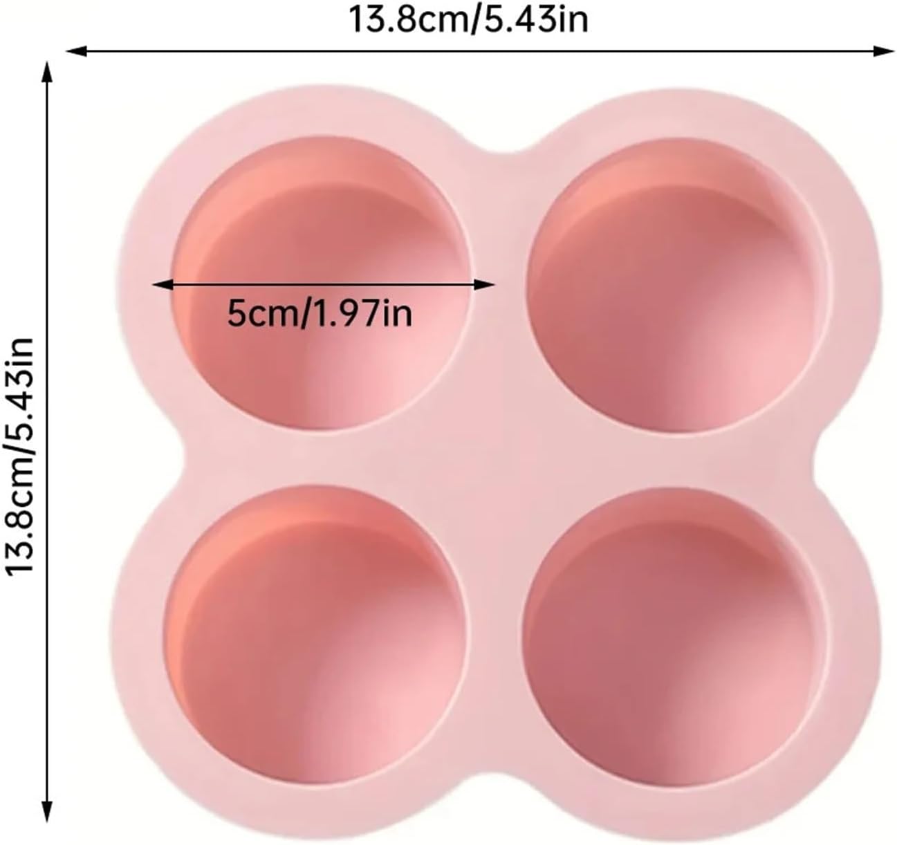 Air Fryer Egg Mold Round Shape Eggs Mold 4 Cavity Non-Stick Silicone Air Fryer Egg Pan Egg Steamer Cooking Mold Fried Egg Tool(Mixed 16pcs)