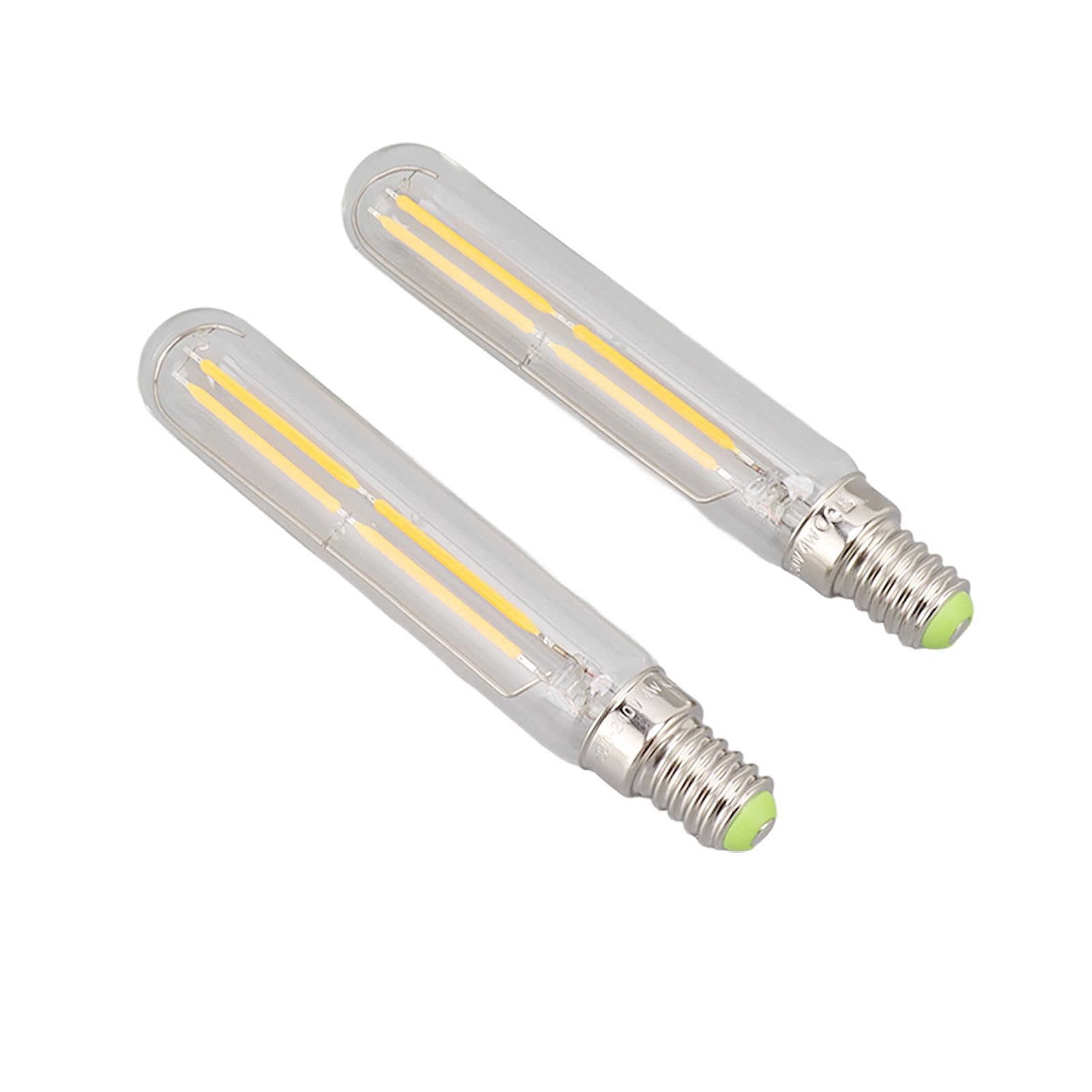 Yctze Ampoule LED Tube 4W E14, 2300K Lumière Chaude (Transparent)