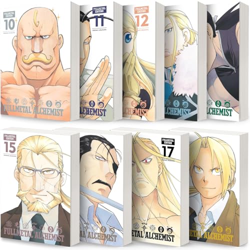Image of Fullmetal Alchemist: Fullmetal Edition Manga 9-book Set Vol. 10-18 by Hiromu Arakawa