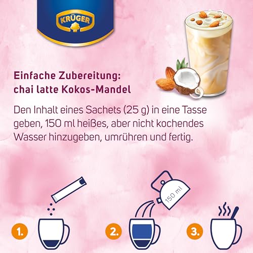 KRÜGER Chai Latte Exotic India Typ Kokos Mandel (1 x 0.25 kg)
