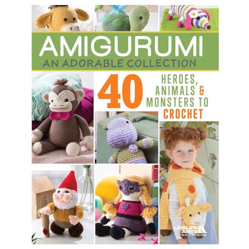Leisure Arts Amigurumi Adorable Collect Crochet Book, Crochet Pattern Books, Crochet Books Patterns, Crochet Patterns, Crochet Patterns for Beginners