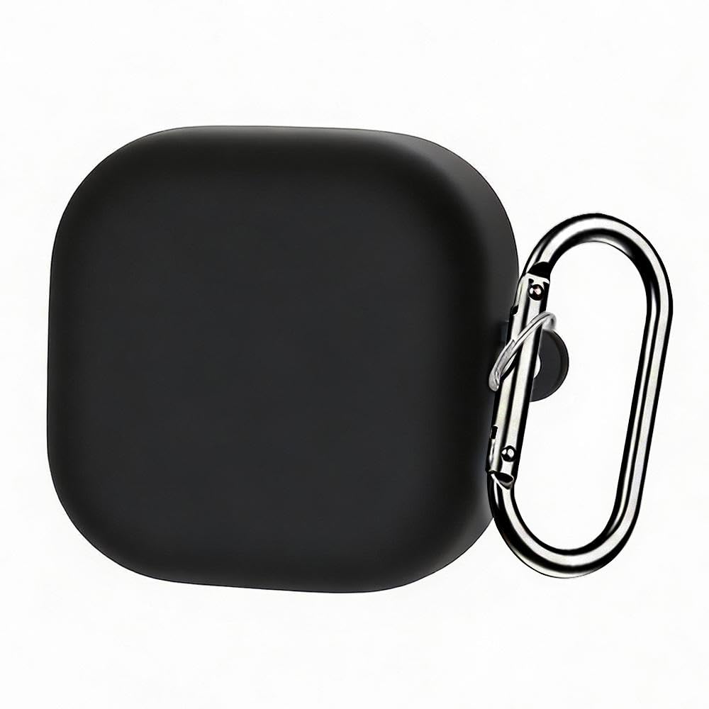 for Samsung Galaxy Buds4 / 4 Pro XDcase Solid Color Liquid Silicone Earbuds Case with Hook(Dark Grey)