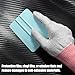 TECKWRAP Grey Professional Vinyl Wrap Anti-Static Application Gloves, Vinyl Wrap Gloves for Car Wrapping & Decal Application(2 Pairs/Pack)