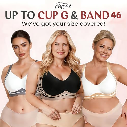 Image of Smoothing Bra Anti Sagging Wireless Push Up Bras for Women No Underwire Full Coverage Bra Comfy Bras for Women