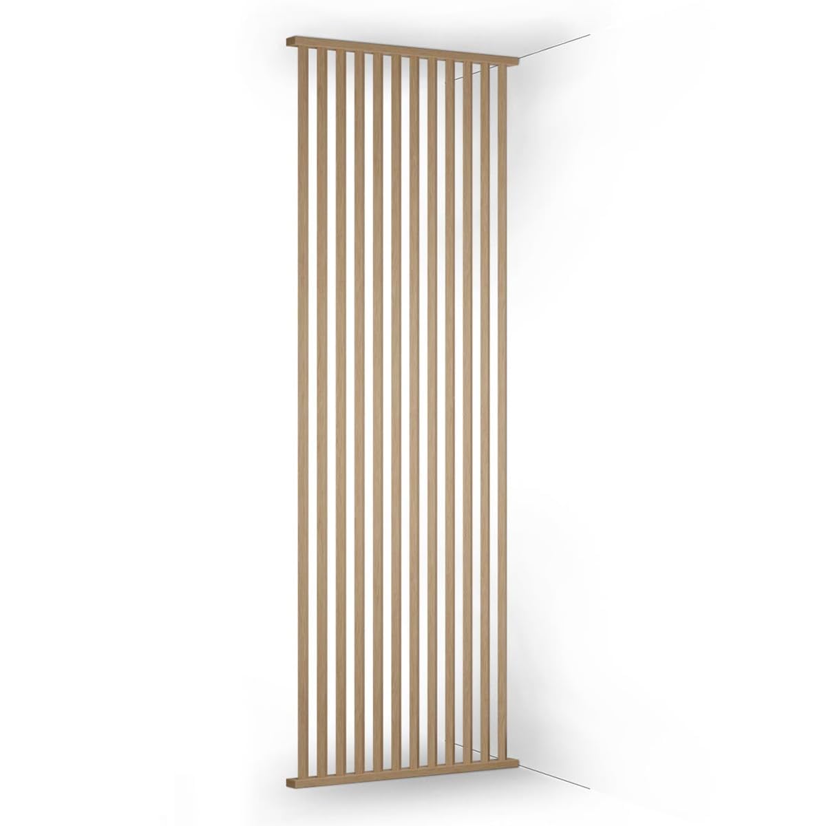 KGM Komplett-Set Raumteiler 45° - Eiche Natur - MDF foliert - 100 x 270 cm