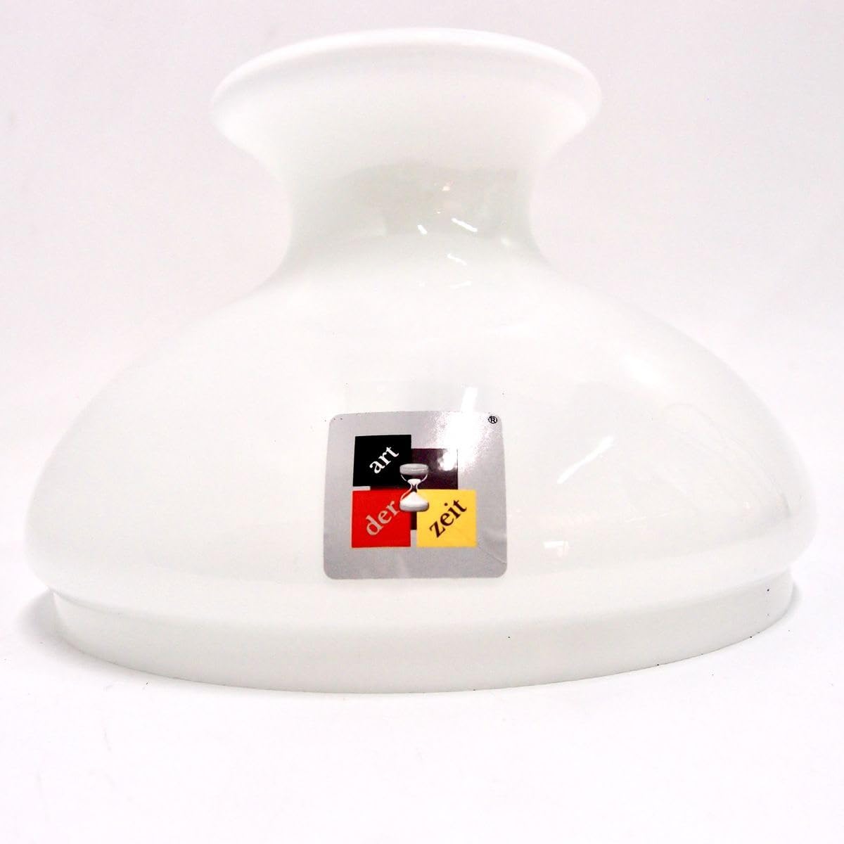 Petroleumlampenschirm 130 198 186 mm 1x Glas weiß Vestaschirm Ersatzglas Öllampe