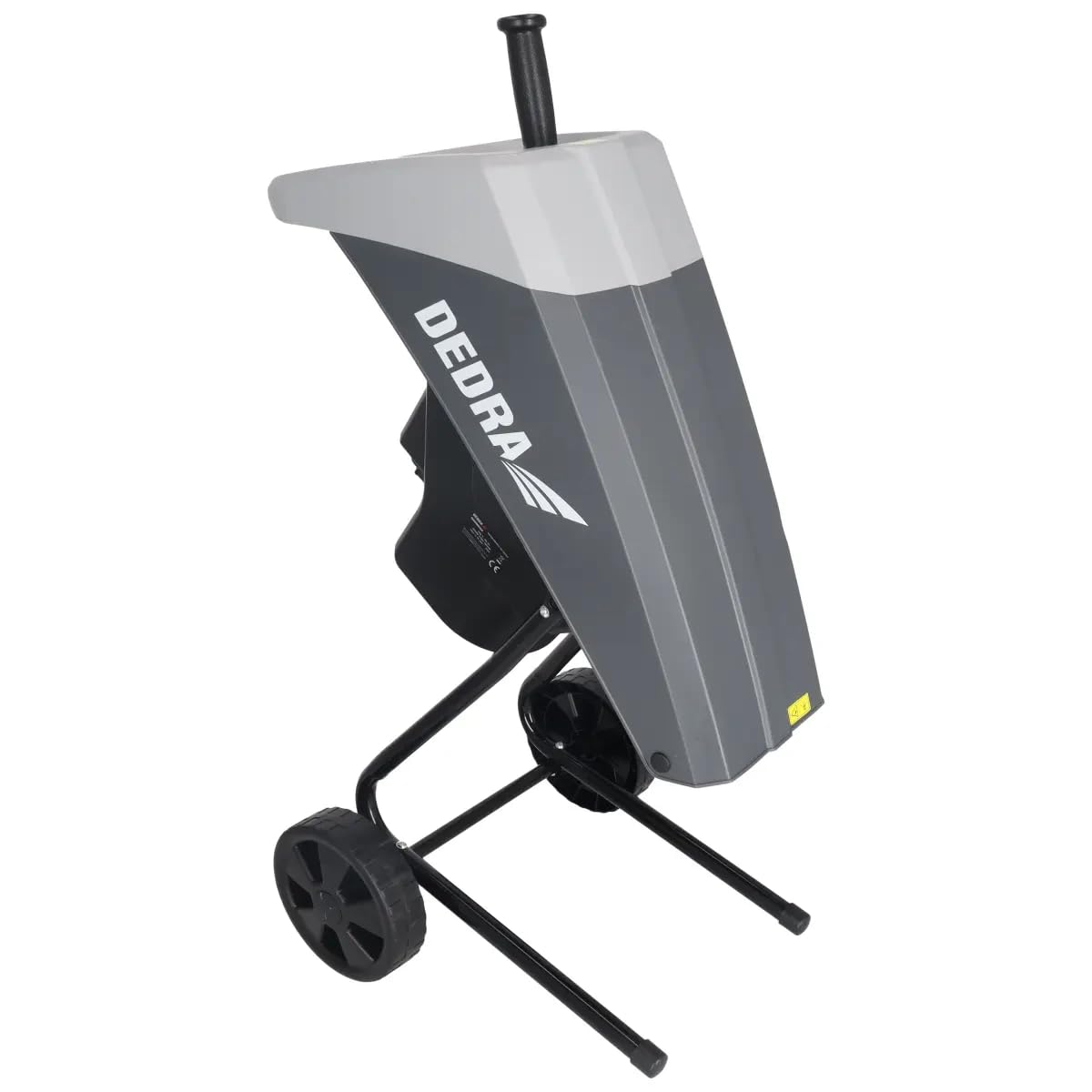 Trituradora eléctrica de plantas DEDRA 2500 W, diámetro de corte 45 mm, velocidad 0-2950 rpm, bolsa de recogida 65 L, trituradora de ramas para jardín y mantenimiento de residuos verdes