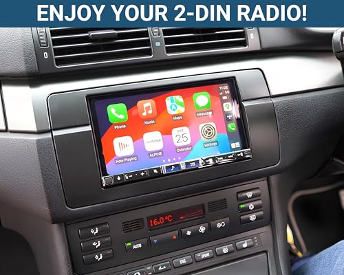 Déplacement module A/C BMW E46 pour installer un autoradio 2DIN - 4