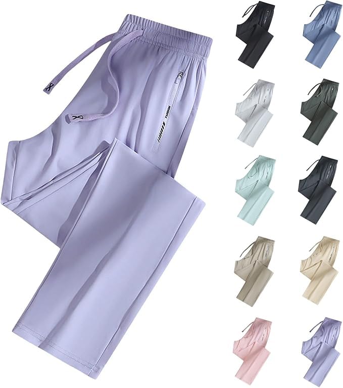 Stretch Pants for Women Over 50 Ultra Stretch Breathable Casual Comfy Pant New Sports Active Pant Women