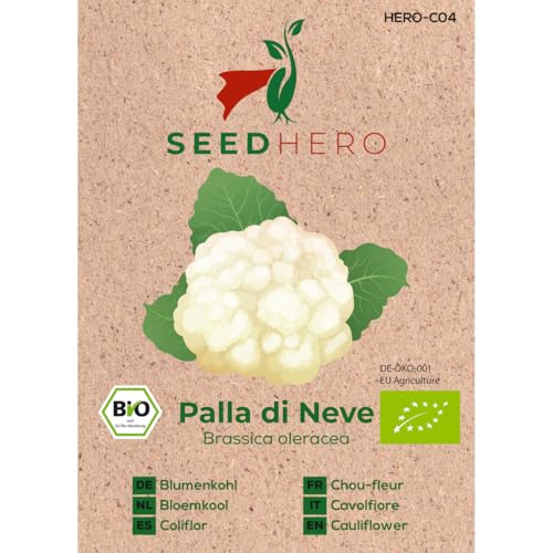 Seedhero BIO Blumenkohl Palla di Neve Samen