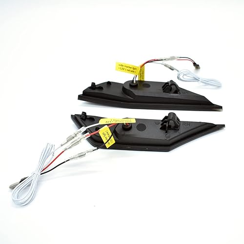 Miniatura 3 de Luz de marcador lateral de guardabarros delantera con luz intermitente blanco/ámbar compatible con Honda Civic 10ª generación 2016-2021 Sedan Coupé