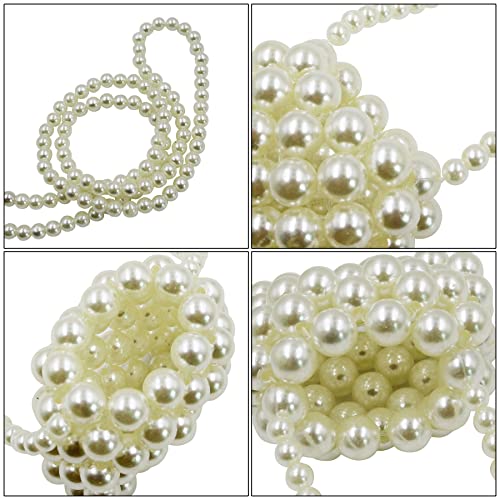 Image of Little Girl Mini White Vintage Pearl Satchel Shoulder Bag Evening Clutch