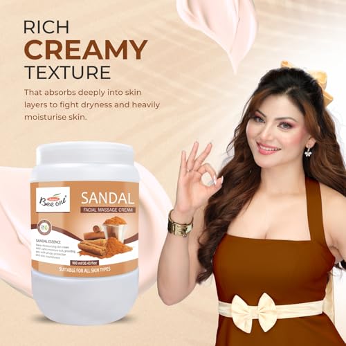 Image of BEEONE Sandalwood Massage Cream 900 ML