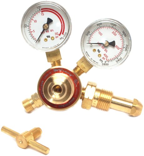 Forney 87071 Acetylene Regulator, Light Duty, Victor Style #TOP3