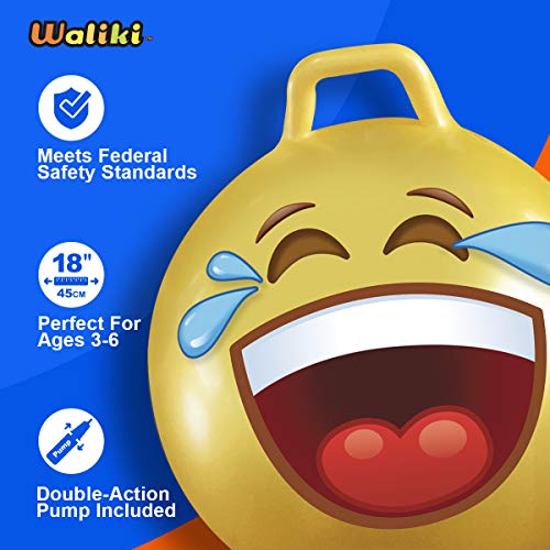 Waliki Hopper Ball For Kids 3-6 | Hippity Hop | Jumping Hopping Ball | Bouncy Ball | Field Day 18” #TOP2