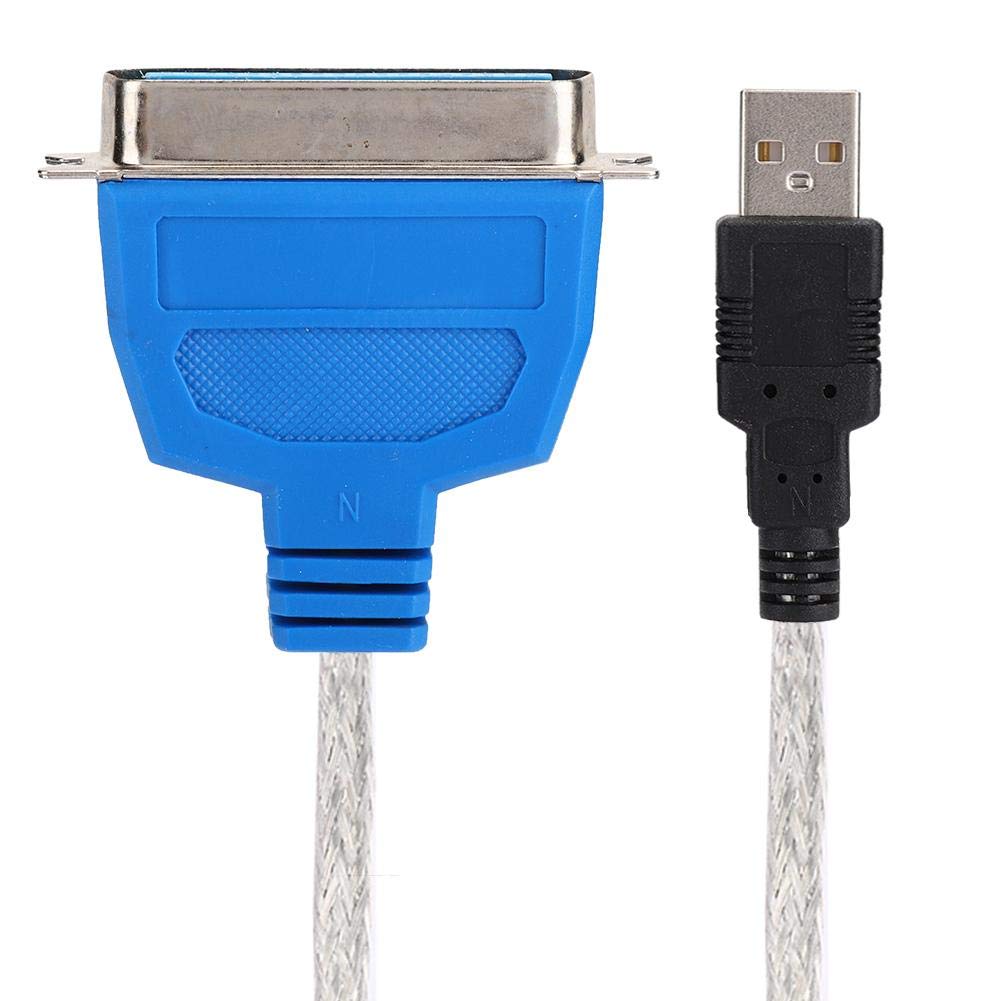 PUSOKEI Adattatore Cavo Stampante USB a 1284, interfaccia Standard Cn36 da USB a Porta parallela Supporto Cavo/per VISTA, per stampanti parallele/USB/scanner