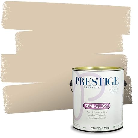 PRESTIGE Paints Interior Paint and Primer In One, Semi-Gloss, Living Room Paint Colors