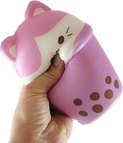 Miniatura 9 de 1 Corgi grande de 6 pulgadas de bebida de burbujas para beber animales lindos juguetes esponjosos de elevación lenta  recuerdos de fiesta de espuma