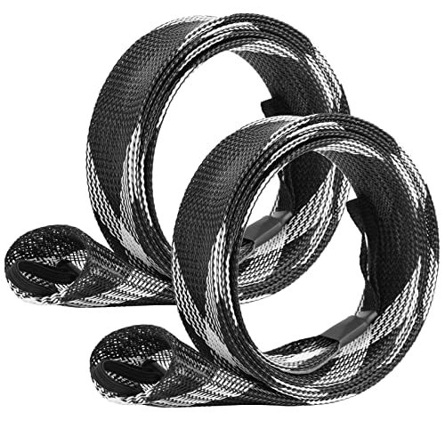 Image of SF Fishing Rod Sock Fishing Rod Sleeve Rod Cover Braided Mesh Rod Protector Pole Gloves Fishing Tools for Spinning Fishing Rod,Casting Rod,Musky Rod, Ice Rod, Fly Rod, Spey Rod