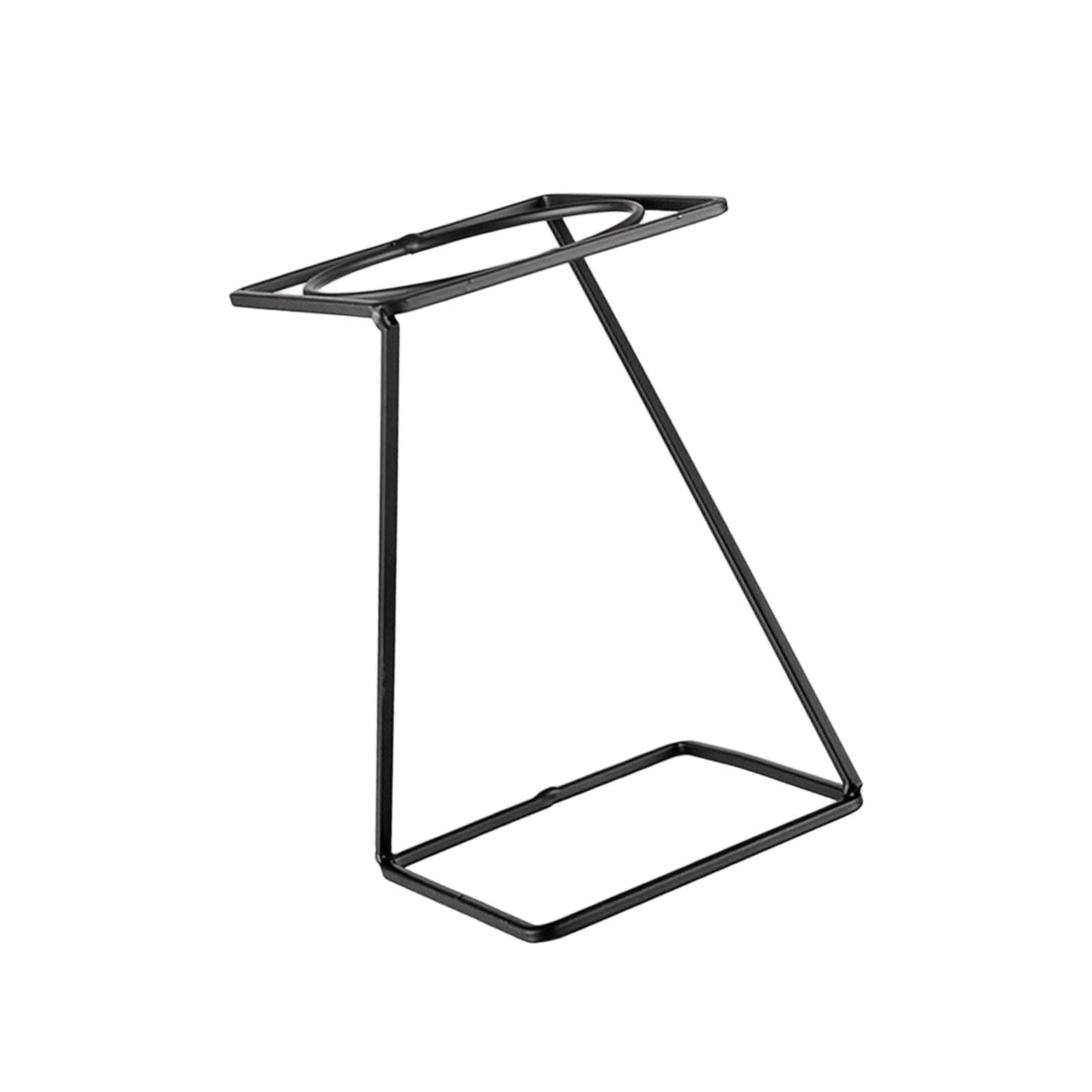 ZEPFJHE Freestanding Coffee Holder Stand, Metal Manual Drip Brewer for Mug or Server Use, Open Frame Home Coffee Rack Manual Drip Holder Dripper Mug Server Corner Wire Frame Brewer Rack Home