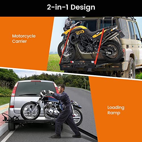IRONMAX Heavy Duty Steel Motorcycle Carrier