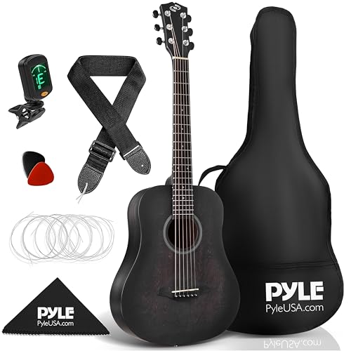 Pyle Akustik Gitarre, Acoustic Guitar, ½ Gitarre für Kinder & Anfänger, Konzertgitarre,...