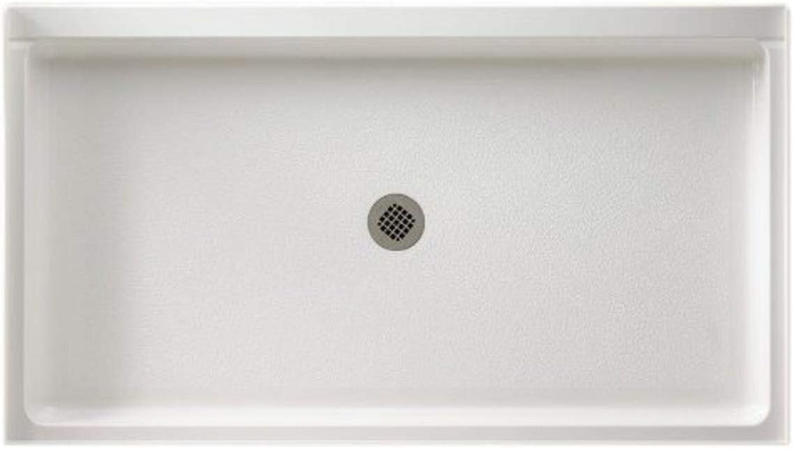 Swan FF03260MD.010 60-in L x 32-in W x 5.5-in H Veritek Shower Base, White