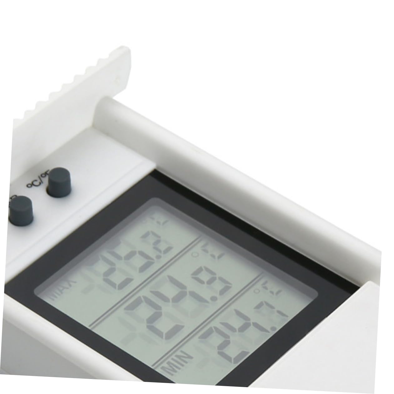 YARNOW 3pièces Thermomètre Extérieur Sans Batterie Pour Fenêtre Et Réfrigérateur Affichage Numérique Étanche Plage Fonction De Mémoire Des Températures Design Pratique Blanc