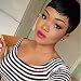 VRZ Silky Pixie Human Hair Wigs Short Cut Wigs Natural Color Dark Brown (9001)
