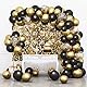 ASDCXZ Gold Hintergrund 2.7x1.8m, Goldenen Glitter Pailletten Traum Fotowand Hintergrund, Vinyl Fotobox Hintergrund für Geburtstag Hochzeit Abschluss Ball Party, Portrait Fotostudios Hintergründe