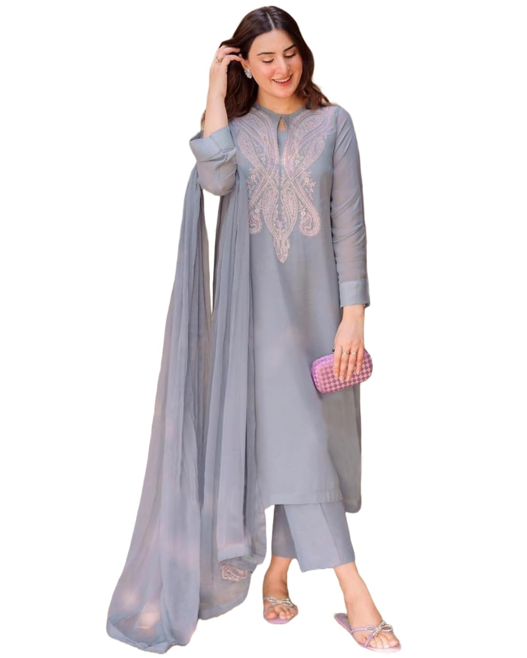 ANNI DESIGNERCotton Blend Women Kurta Pant With Dupatta