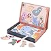 Jouets de Puzzle D'aimant de Bricolage pour Enfants, Boîte de Jeu Multifonctionnelle, Planche à Dessin D'imagination D'exercice, Puzzle Magnétique pour Enfant Facile à((casse-tête magnétique))